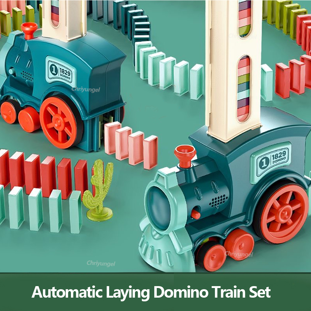 Automatic Domino Train Car Ele - Kids Toys Electric Car のレビューと価格