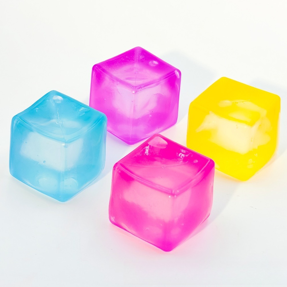Squishy Ice Cube Fidget Toys,  - Kids Toys Easter のレビューと価格