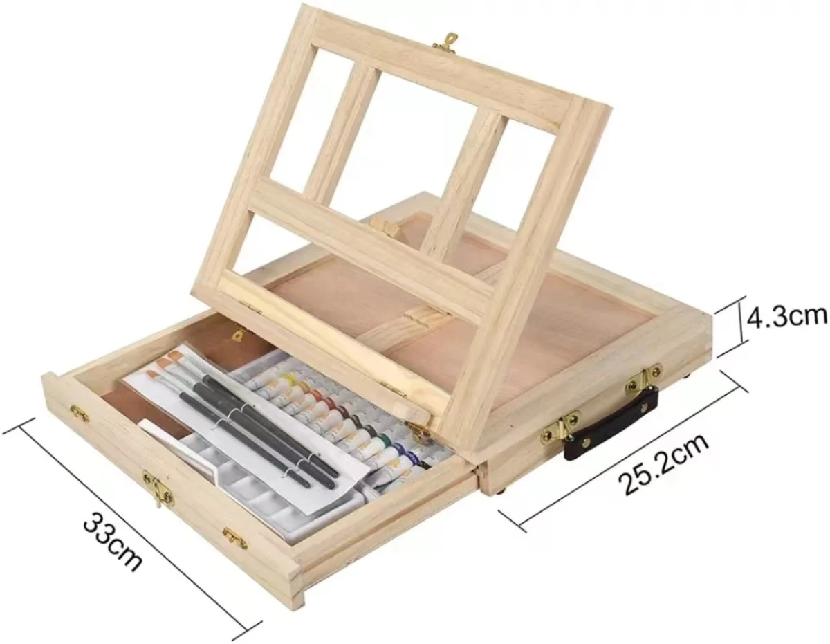 Portable Wooden Table Easel fo - Kids Art Easel のレビューと価格