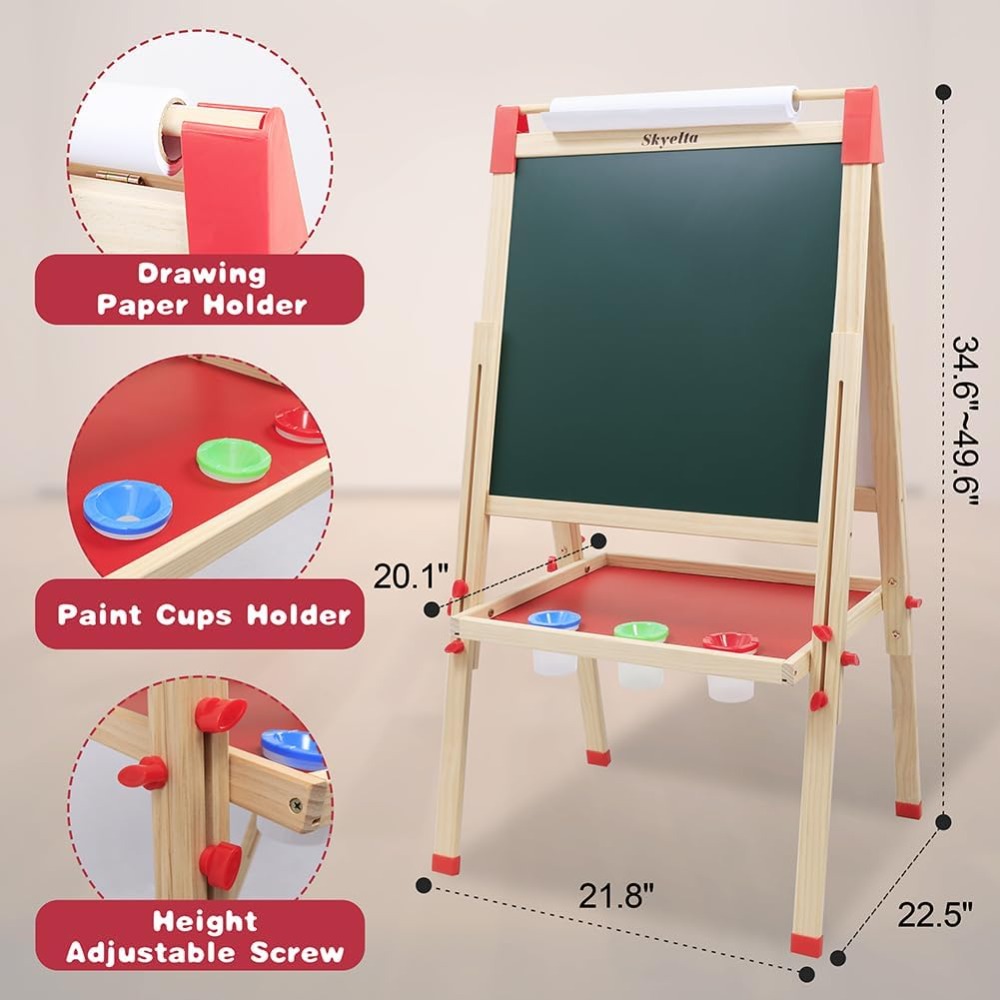 Double-Sided Kids Art Easel wi - Kids Art Easel のレビューと価格