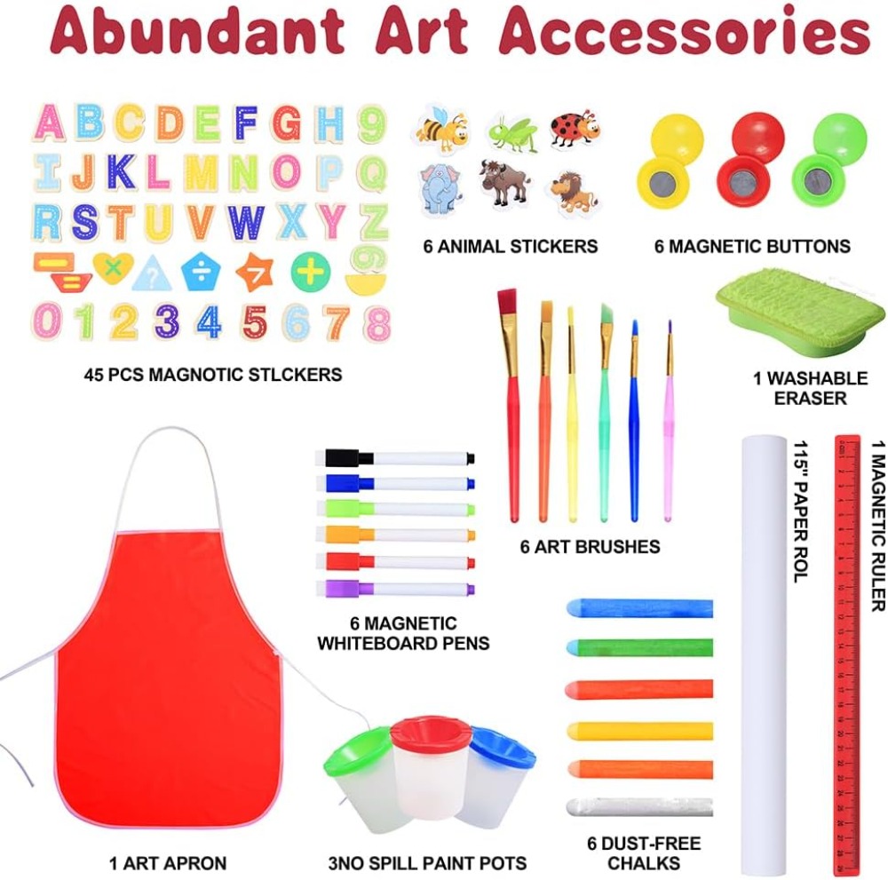 Double-Sided Kids Art Easel wi - Kids Art Easel のレビューと価格
