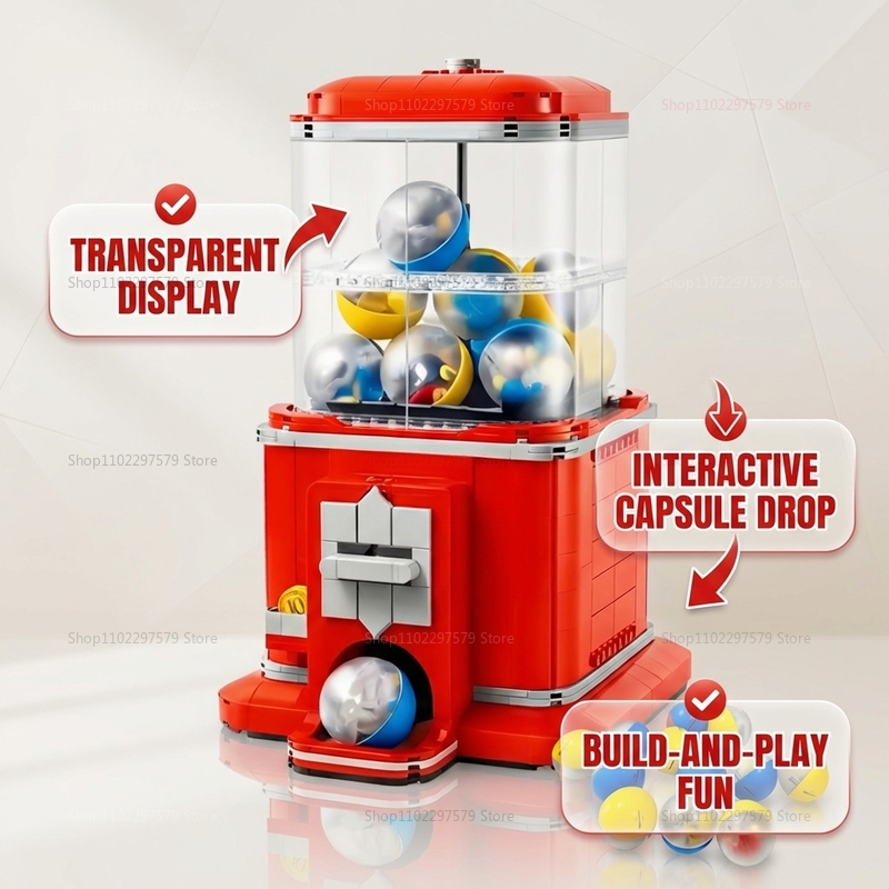 1343 PCS Vending Machine Build - Kids Toys Vending Machine のレビューと価格