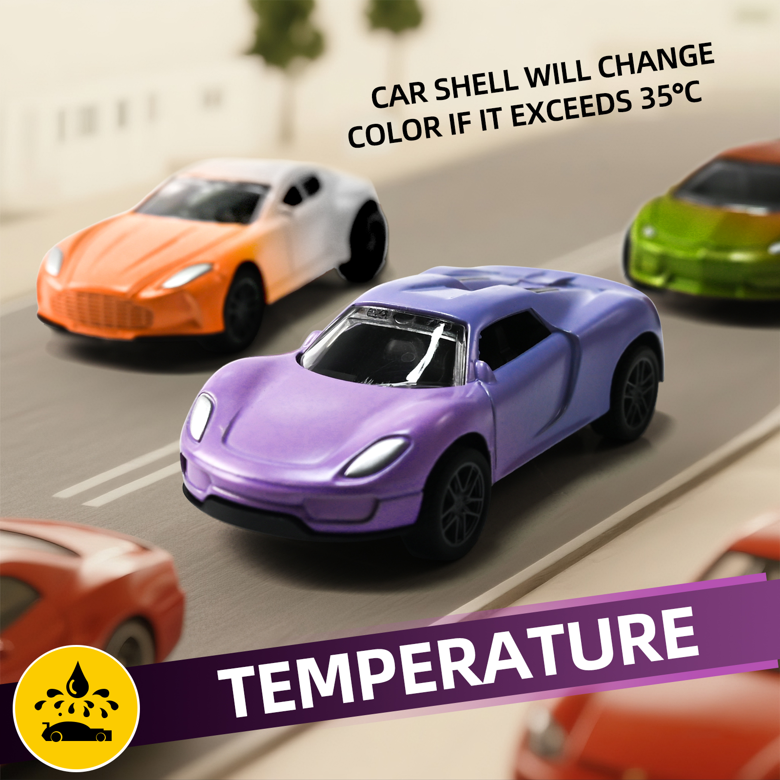 1:64 Temperature Sensitive Col - Kids Toys 3 Year Old のレビューと価格