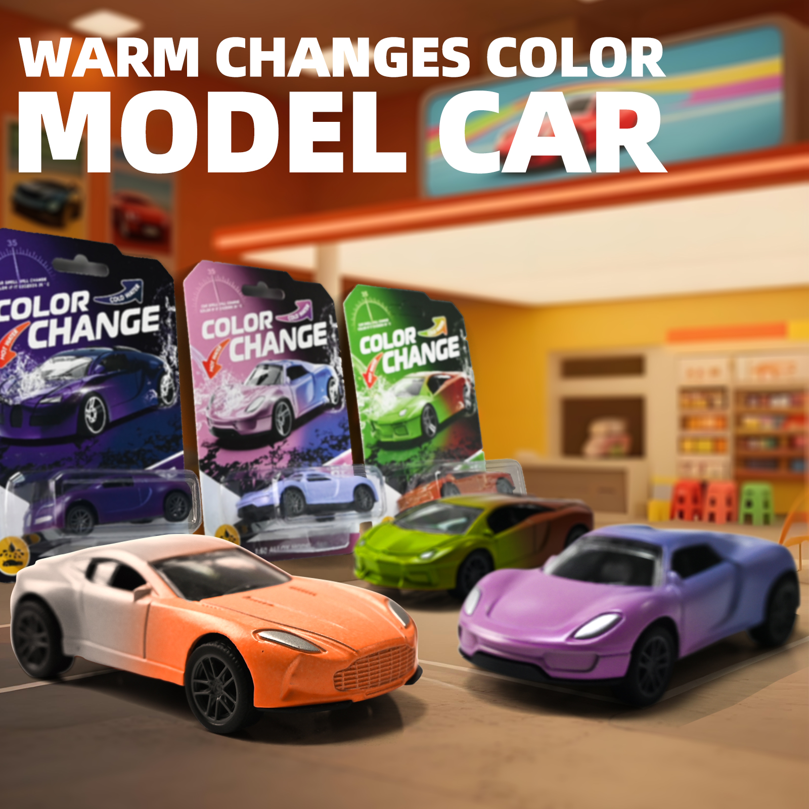 1:64 Temperature Sensitive Col - Kids Toys 3 Year Old のレビューと価格