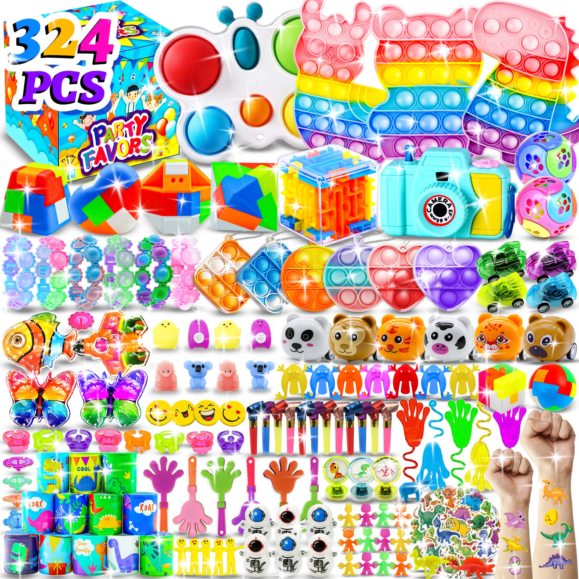 Fidgets Toys 324Pack for Kids  - Kids' Toy のレビューと価格