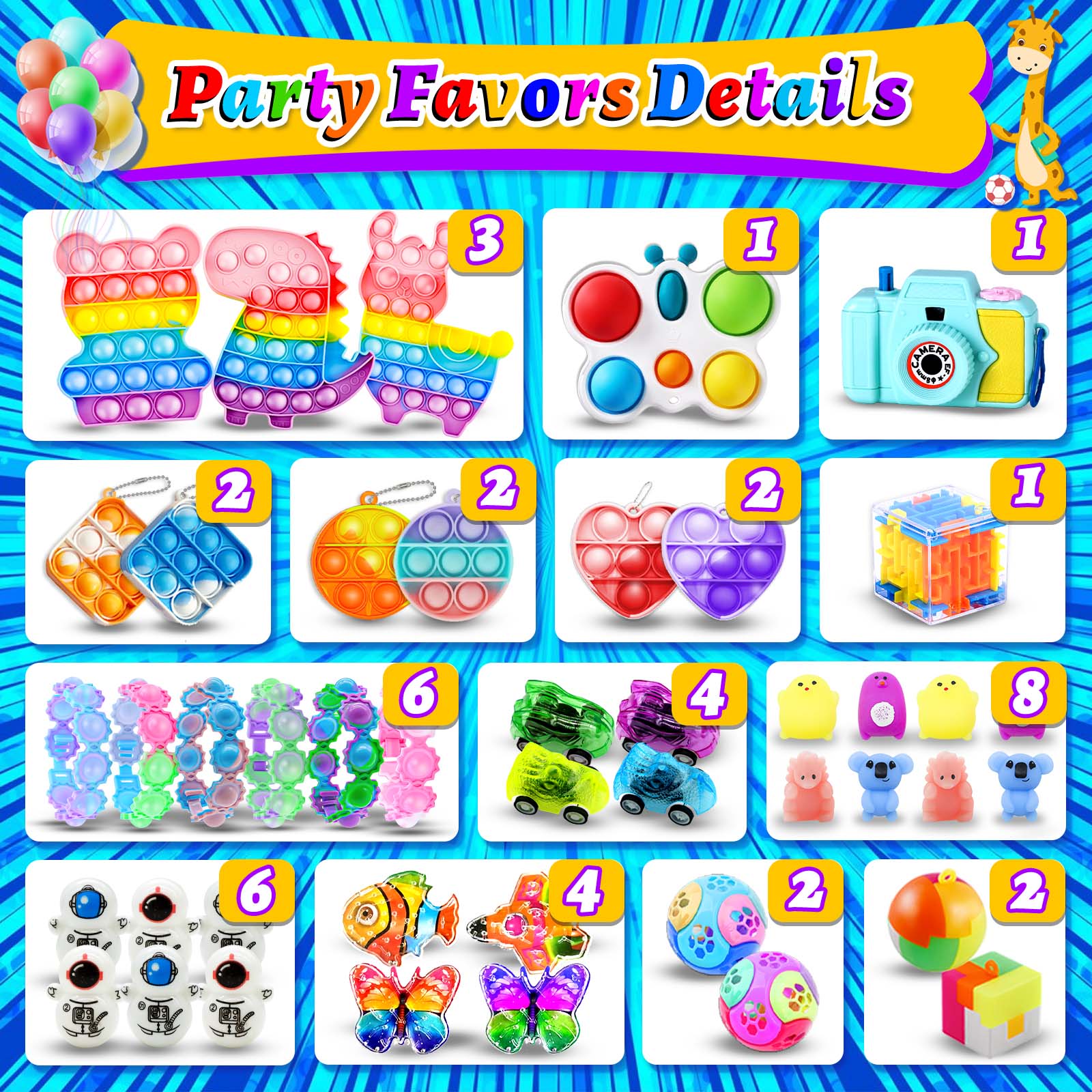 Fidgets Toys 324Pack for Kids  - Kids' Toy のレビューと価格