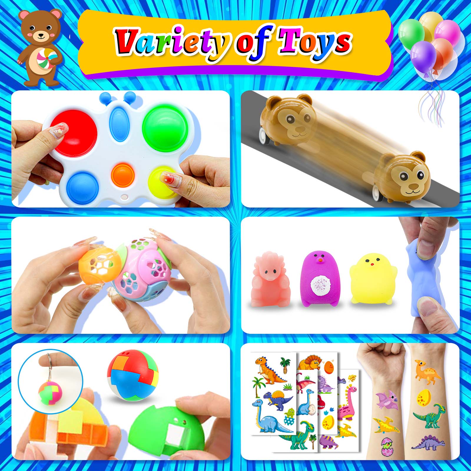 Fidgets Toys 324Pack for Kids  - Kids' Toy のレビューと価格