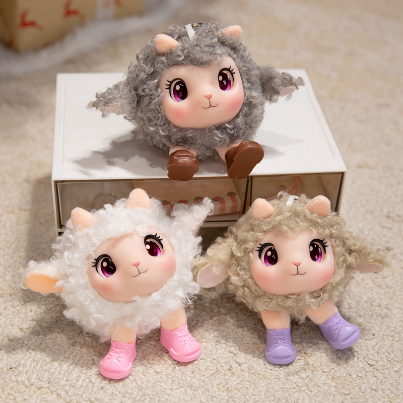 Kawaii Lamb Plush Toy Soft Vin - Kids Toys Movie のレビューと価格