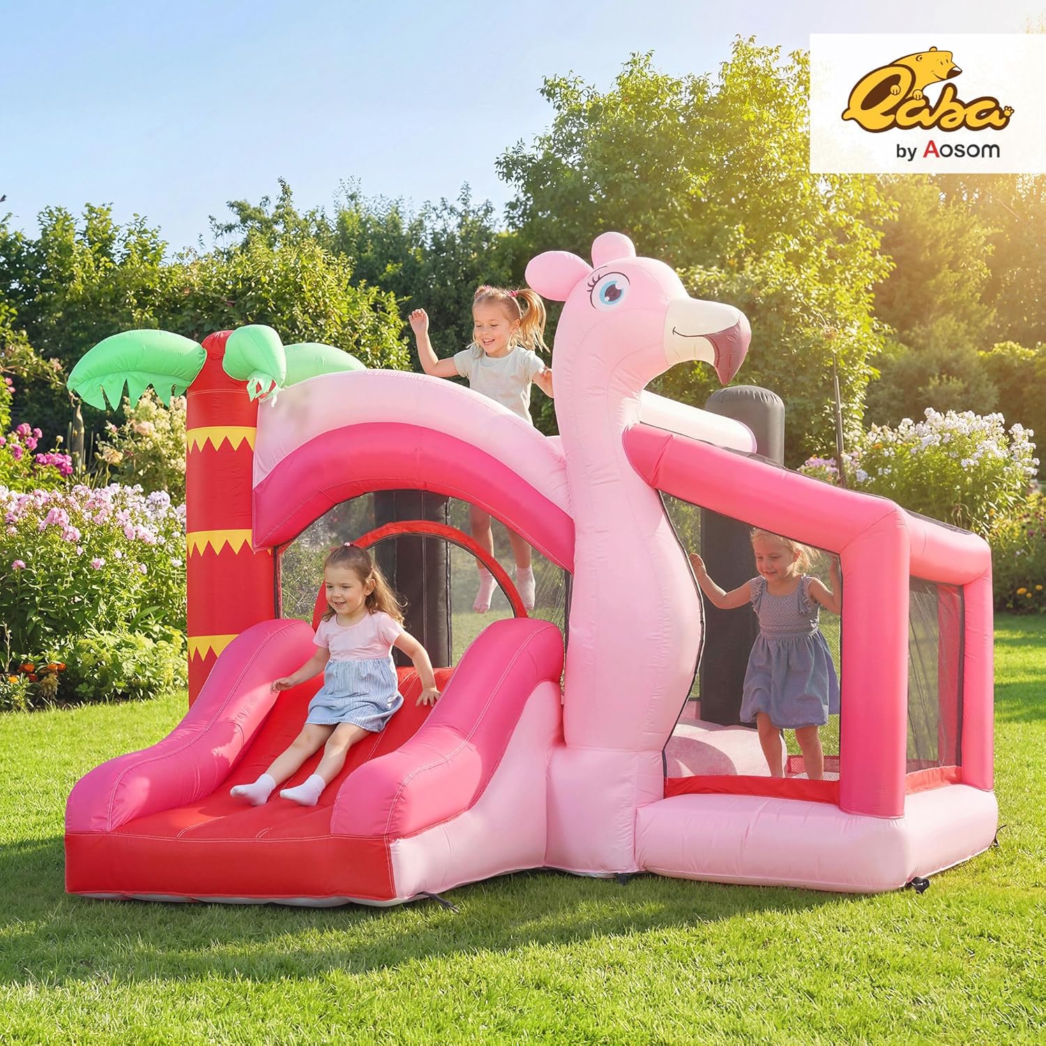 4-in-1 Kids Inflatable Bouncy  - Basketball Hoop Kids Indoor のレビューと価格