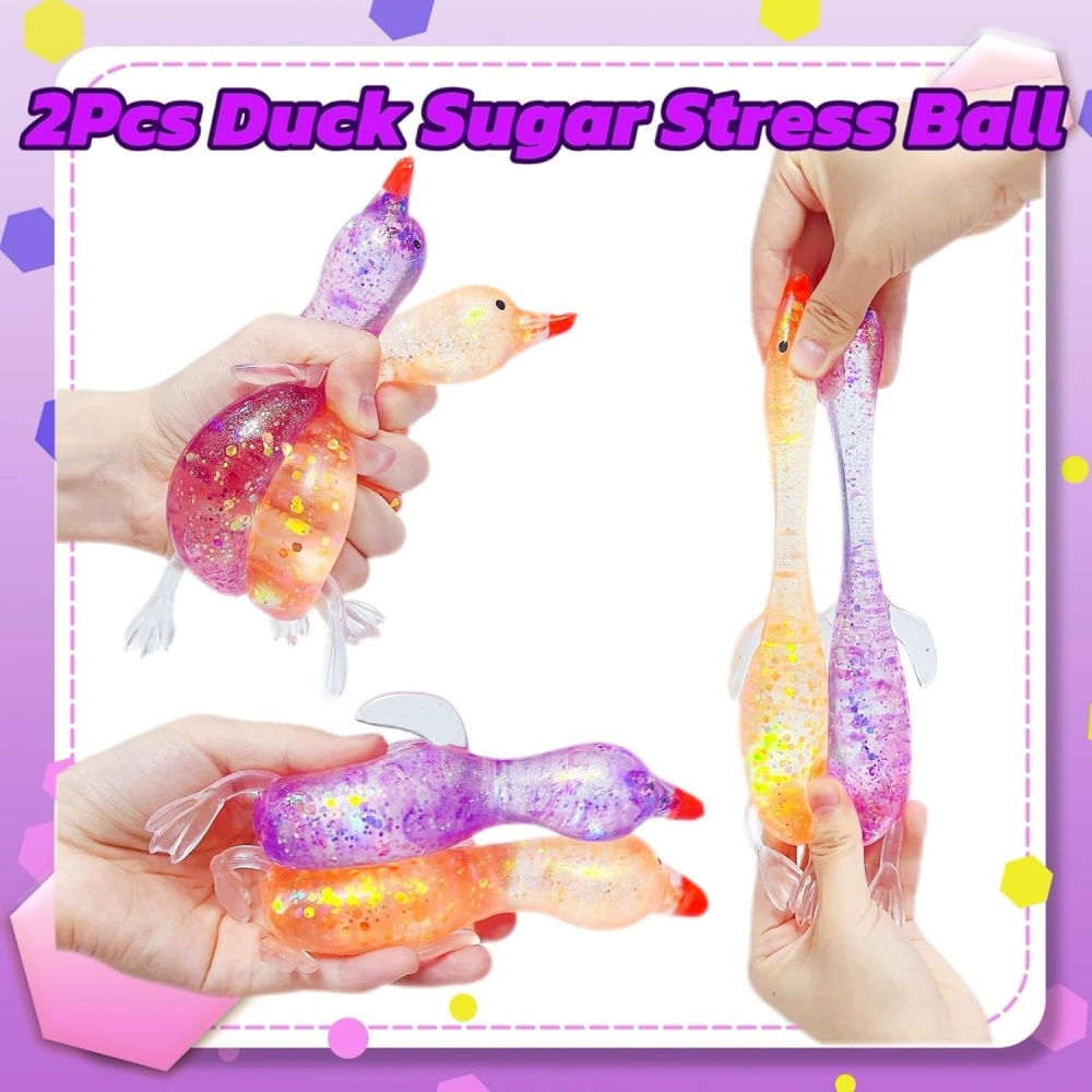 Duck Sugar Stress Ball Squishy - Kids Toys Easter のレビューと価格