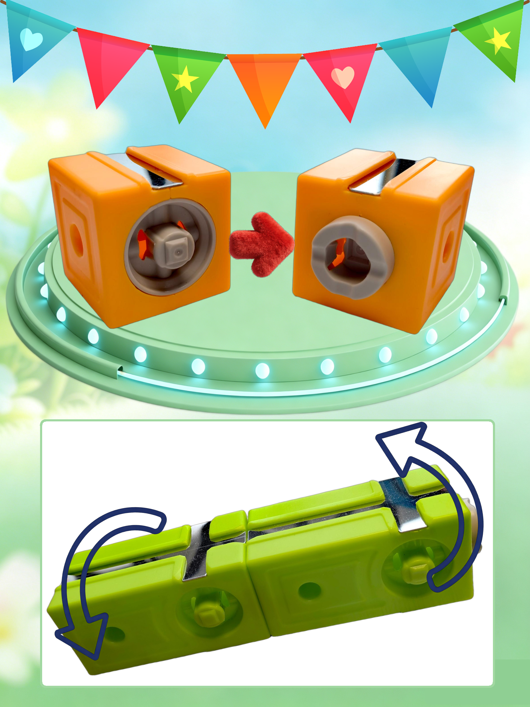 2026 New DIY Magnetic Track Bu - Kids Toys Electric Car のレビューと価格