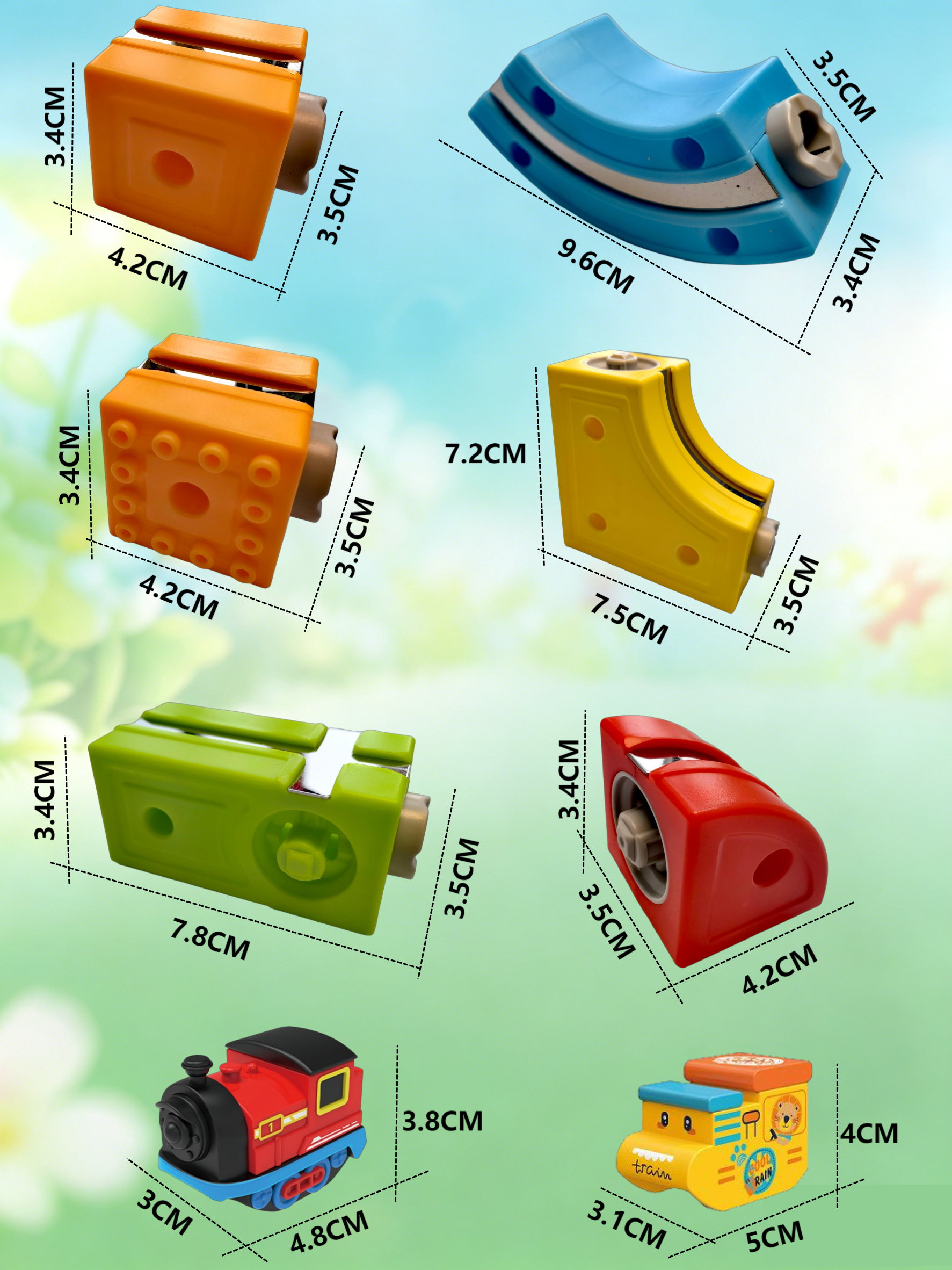 2026 New DIY Magnetic Track Bu - Kids Toys Electric Car のレビューと価格