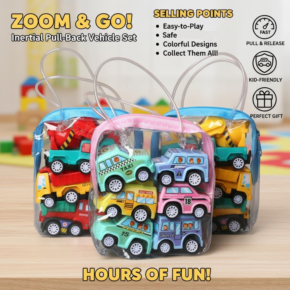6pcs Car Model Toy Pull Back C - Kids Toys Supplier のレビューと価格