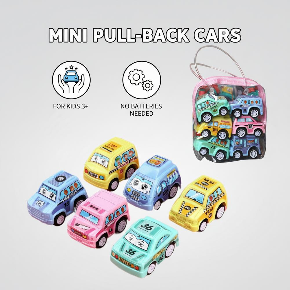 6pcs Car Model Toy Pull Back C - Kids Toys Supplier のレビューと価格