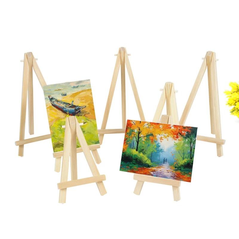 10Pcs Wood Mini Easel Frame Tr - Kids Art Easel のレビューと価格