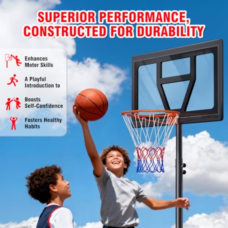 Outdoor kids basketball hoop,  - Basketball Hoop Kids Indoor のレビューと価格