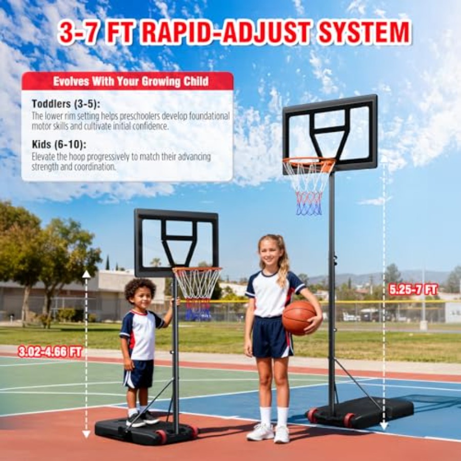 Outdoor kids basketball hoop,  - Basketball Hoop Kids Indoor のレビューと価格