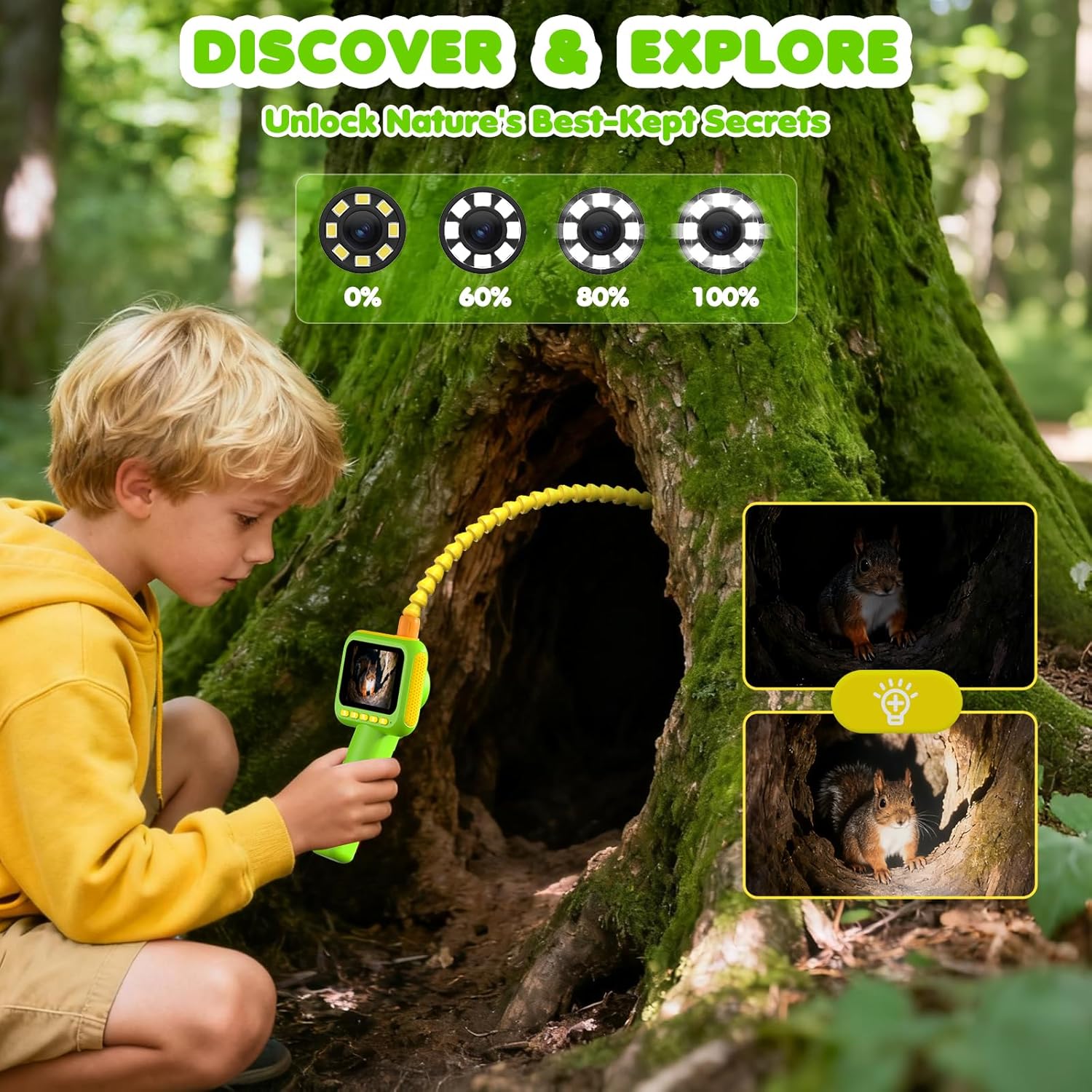 Endoscope for Kids, Borescope  - Kids Toys 3 Year Old のレビューと価格