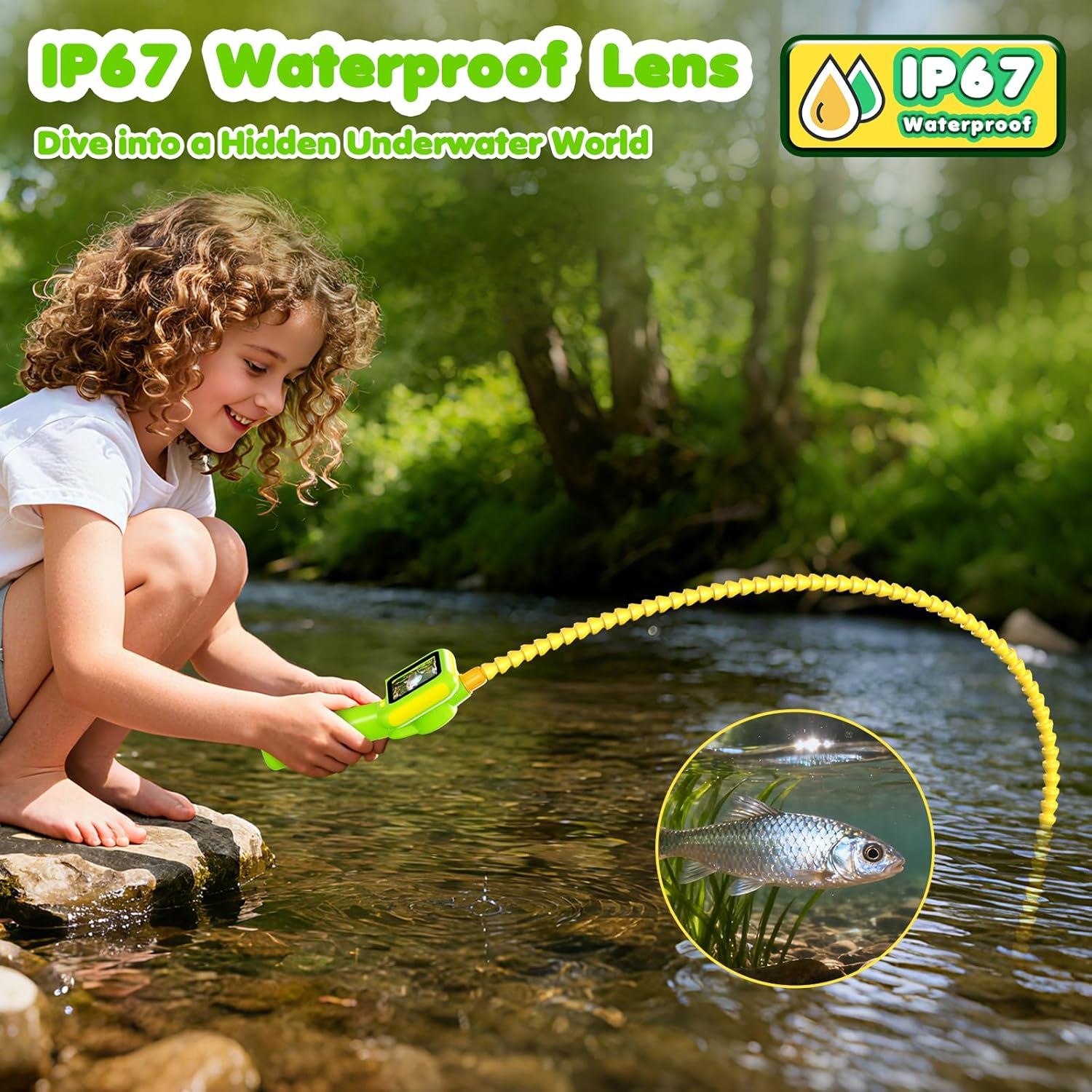 Endoscope for Kids, Borescope  - Kids Toys 3 Year Old のレビューと価格