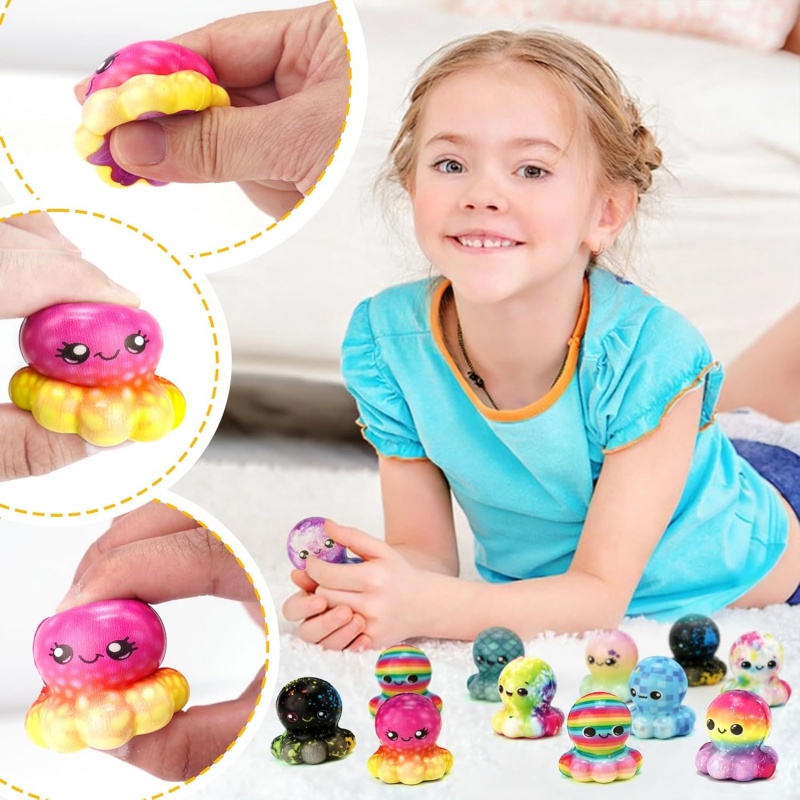 Octopus Slow Squeeze Squishies - Kids Toys Easter のレビューと価格