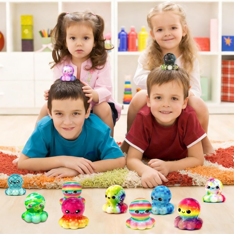 Octopus Slow Squeeze Squishies - Kids Toys Easter のレビューと価格