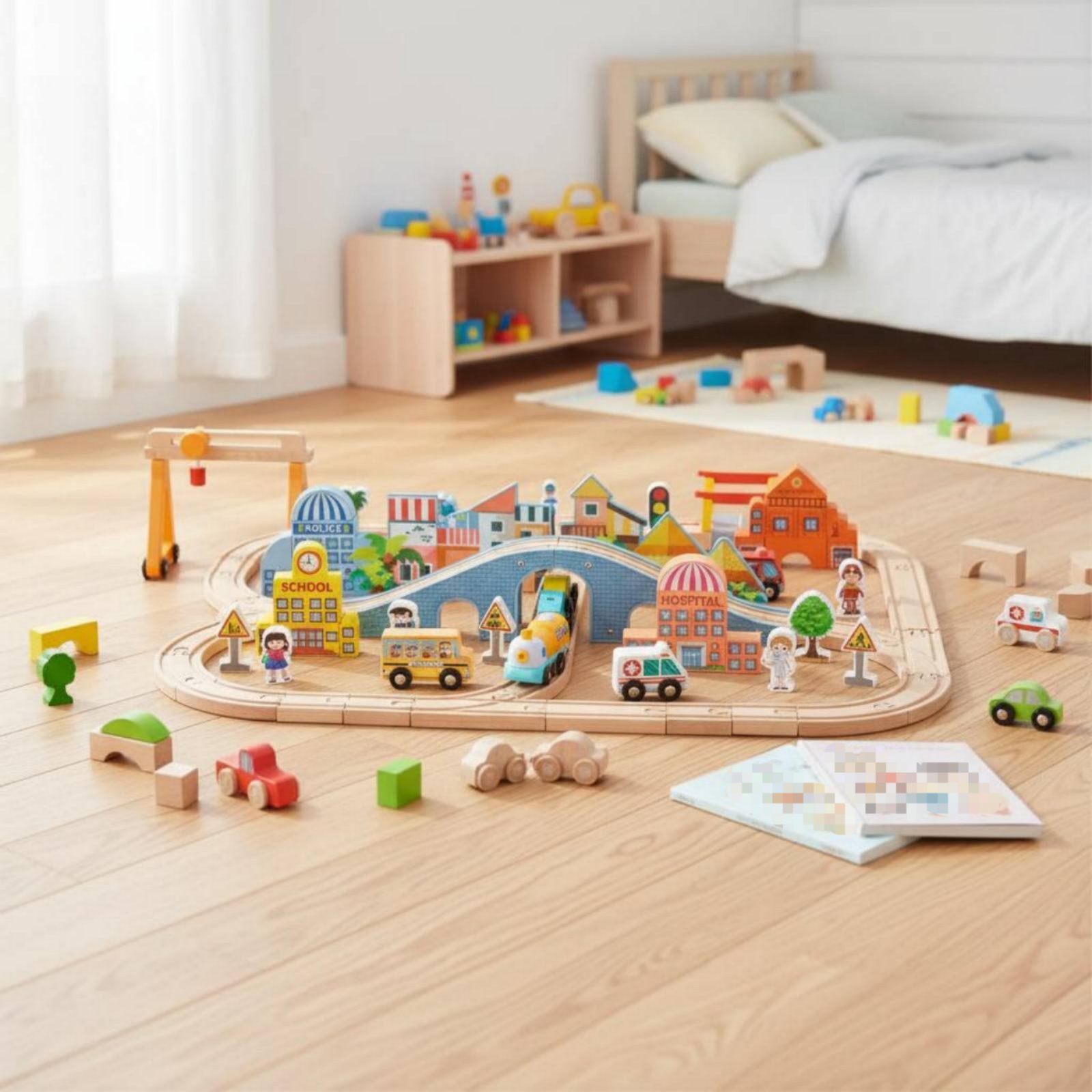 Wooden Train Set Educational W - Kids Toys Brand のレビューと価格