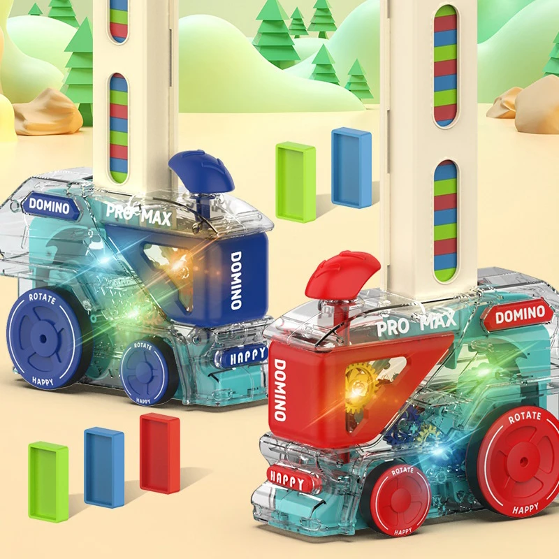 Automatic Laying Domino Train  - Kids Toys Electric Car のレビューと価格