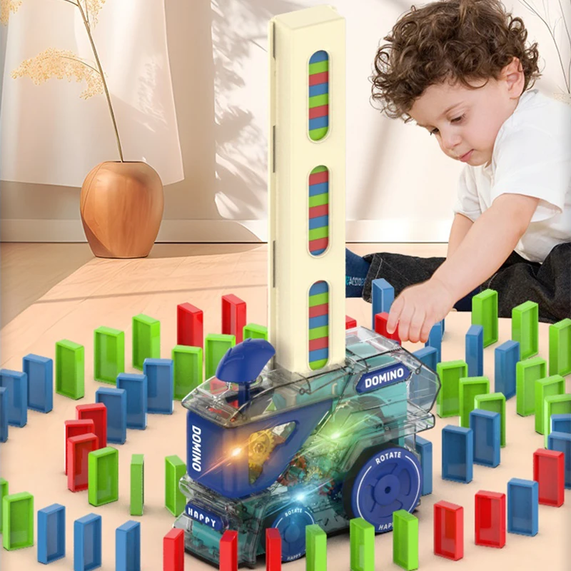 Automatic Laying Domino Train  - Kids Toys Electric Car のレビューと価格
