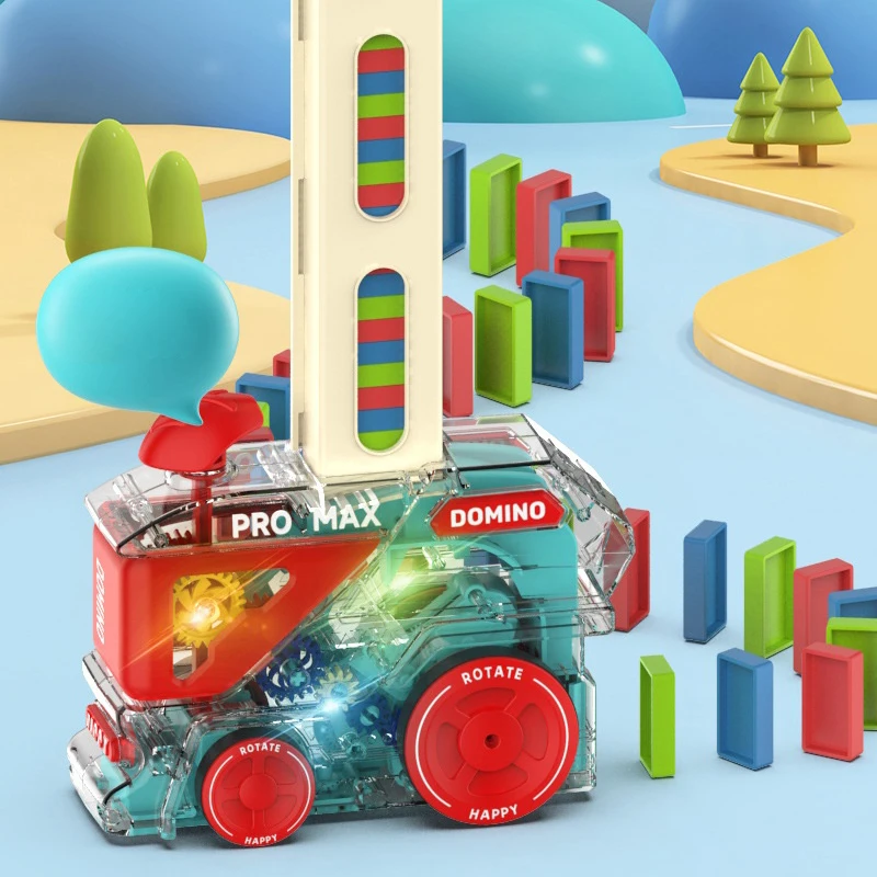 Automatic Laying Domino Train  - Kids Toys Electric Car のレビューと価格