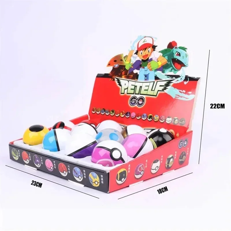 12Pcs Pokemon Figure Pokeball  - Kids Toys Movie のレビューと価格