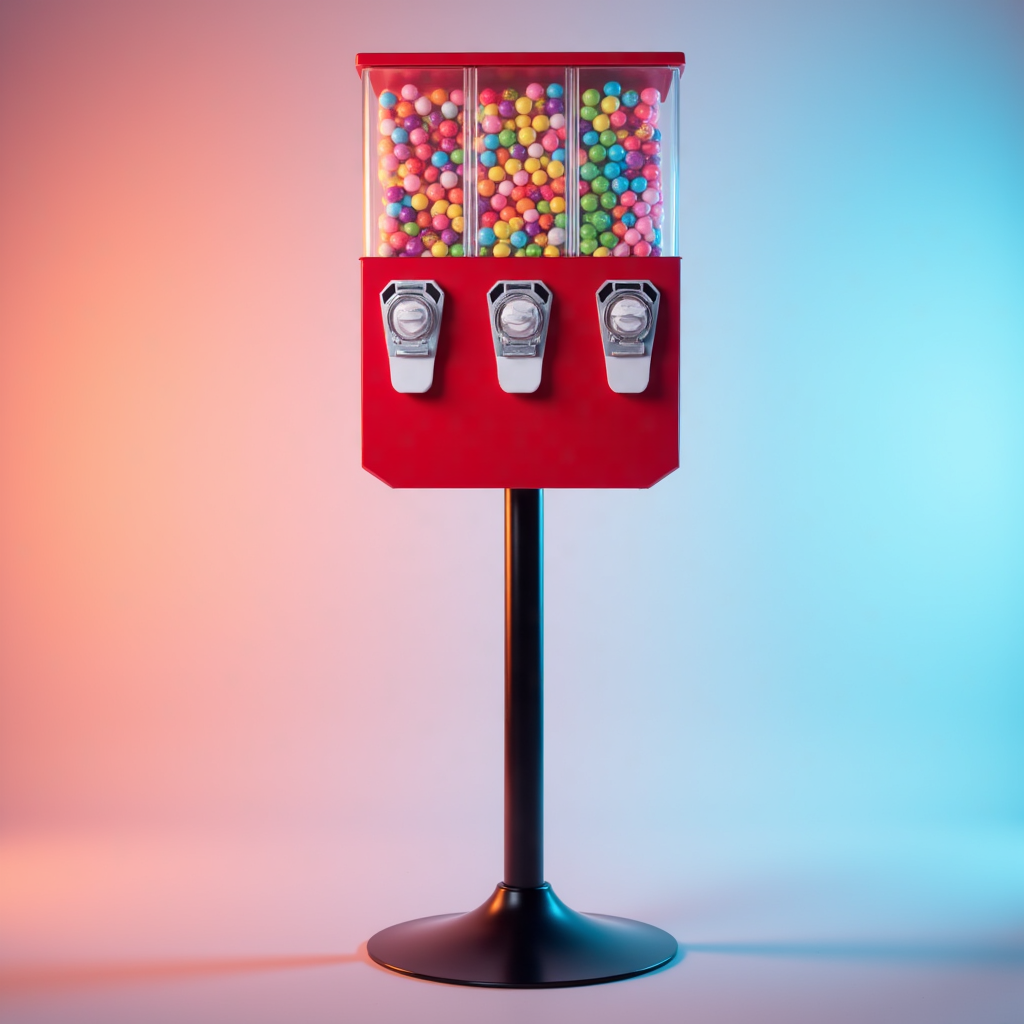 2025 Factory Triple head 3 in  - Kids Toys Vending Machine のレビューと価格