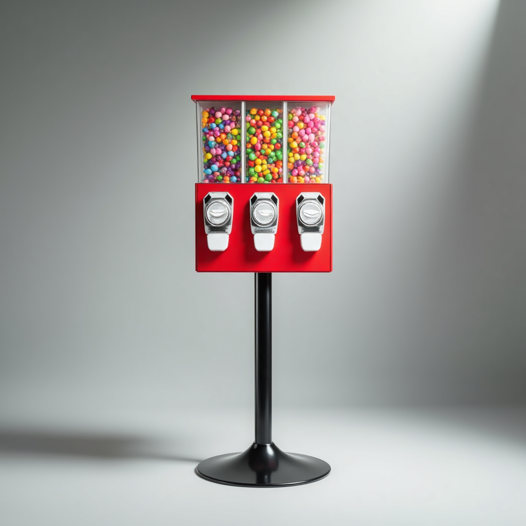 2025 Factory Triple head 3 in  - Kids Toys Vending Machine のレビューと価格