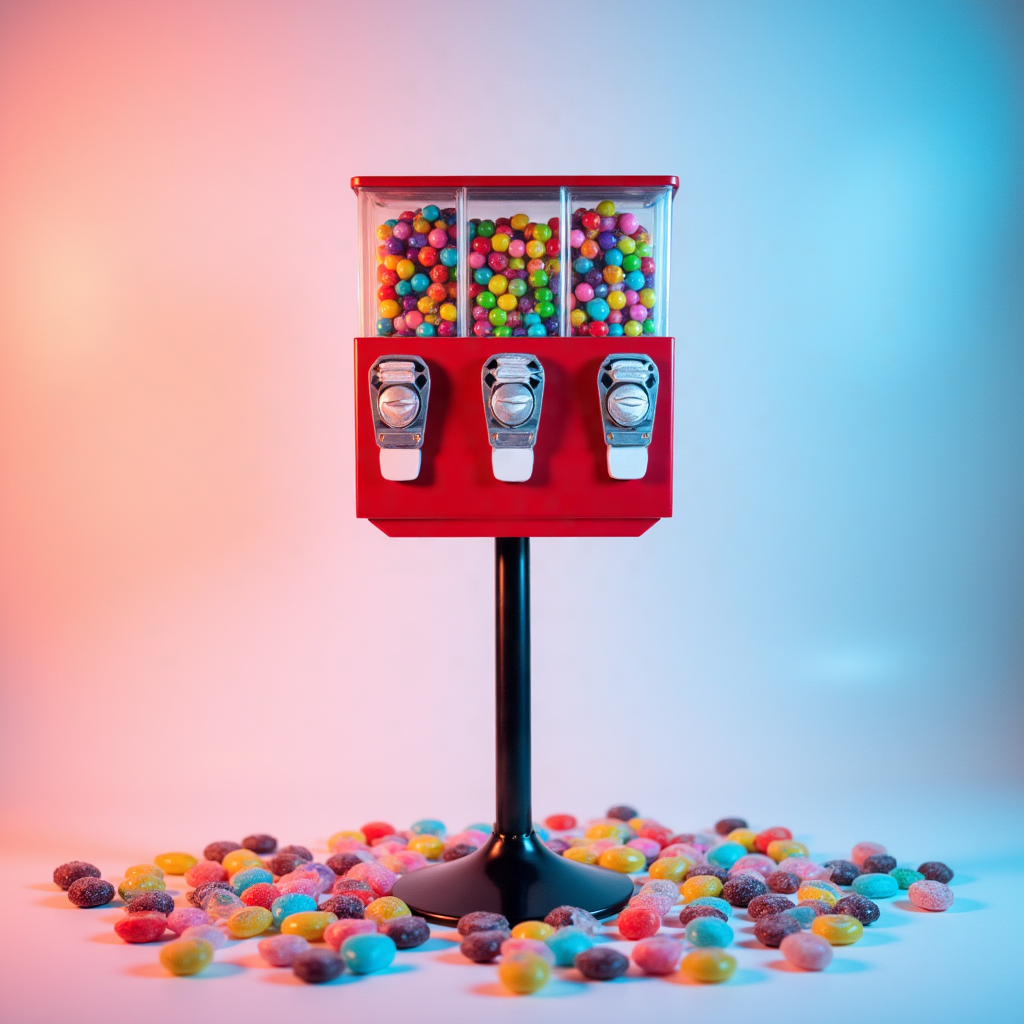 2025 Factory Triple head 3 in  - Kids Toys Vending Machine のレビューと価格