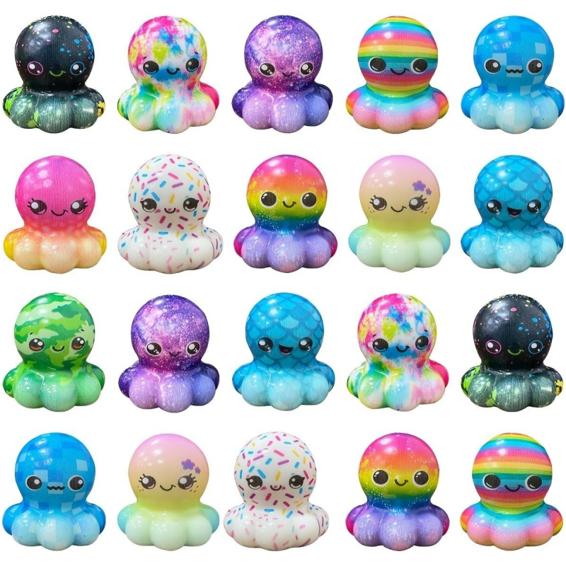 6/12PCS Octopus Slow Squishy T - Kids Toys Easter のレビューと価格