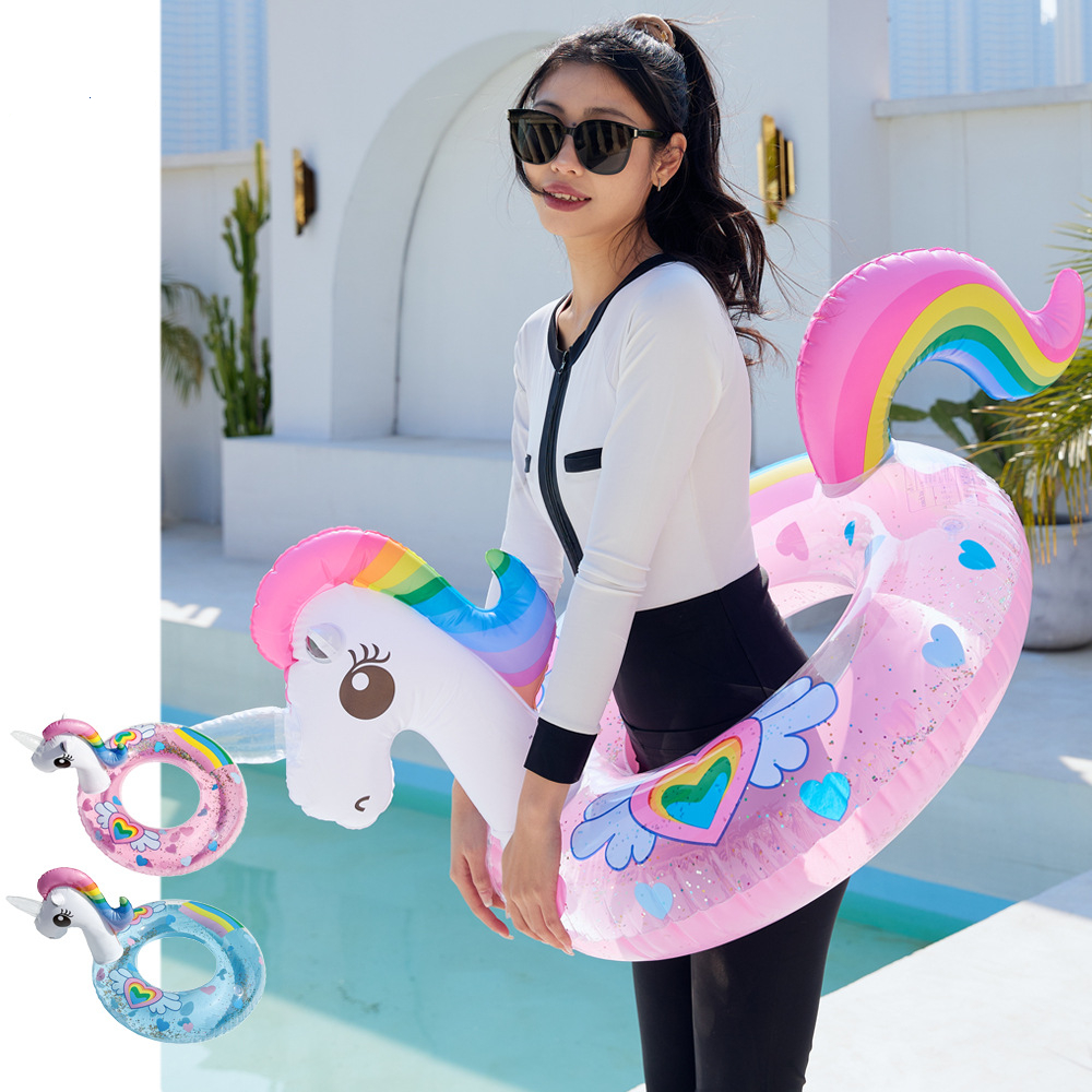 Cartoon Unicorn Baby Swim Ring - Kids Toys Play Youtube のレビューと価格