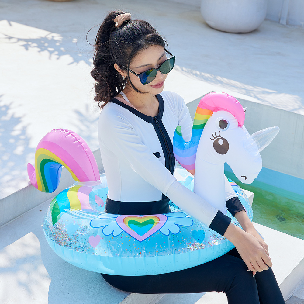 Cartoon Unicorn Baby Swim Ring - Kids Toys Play Youtube のレビューと価格
