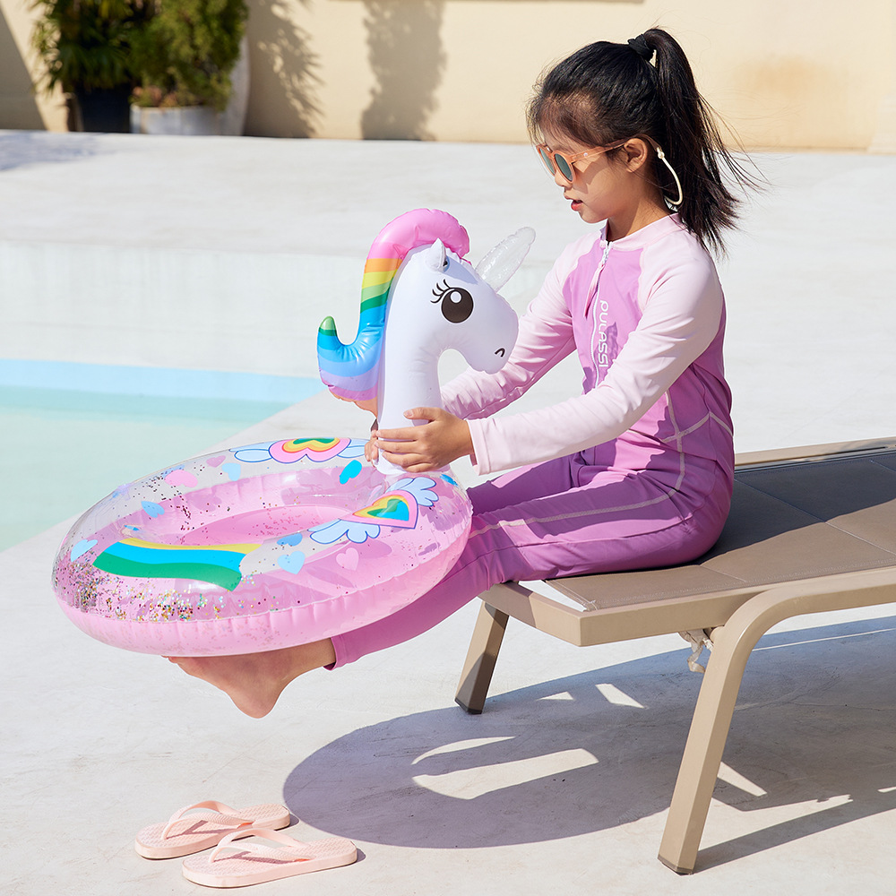 Cartoon Unicorn Baby Swim Ring - Kids Toys Play Youtube のレビューと価格
