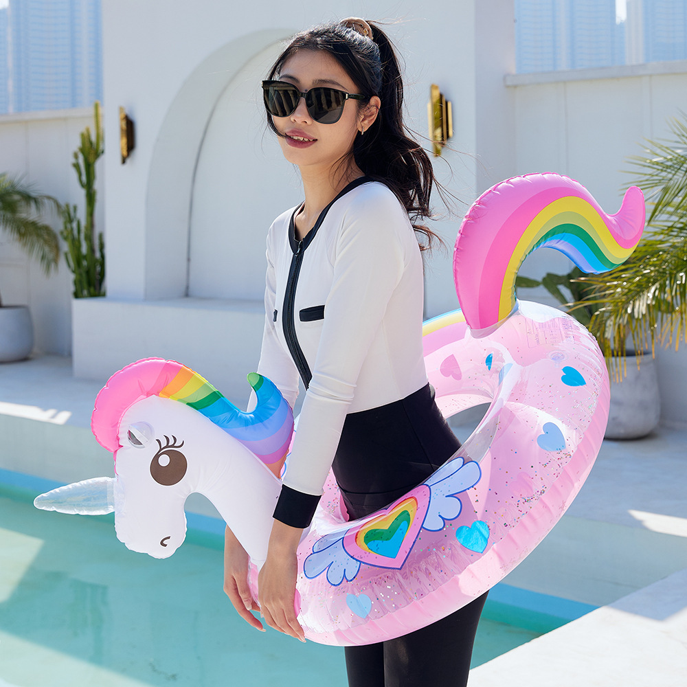 Cartoon Unicorn Baby Swim Ring - Kids Toys Play Youtube のレビューと価格