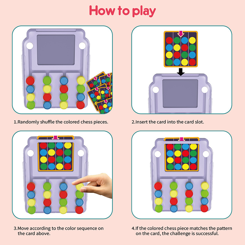 Four-Color Tic-Tac-Toe Logic T - Kids Toys 3 Year Old のレビューと価格
